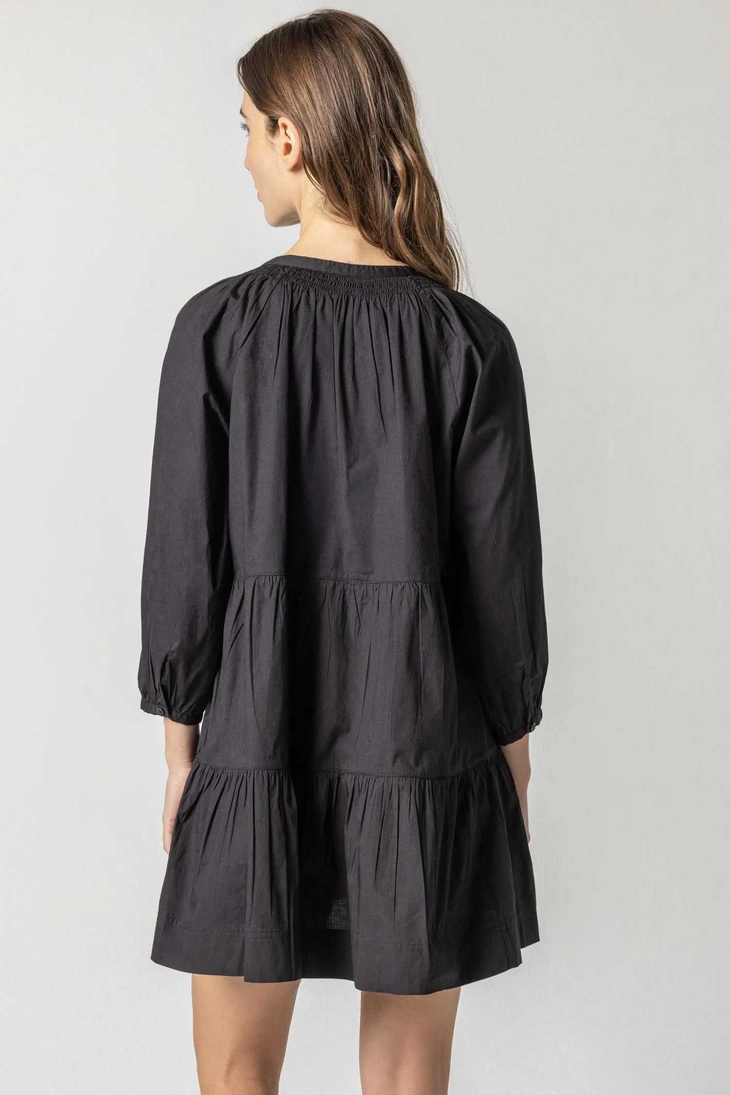 Tiered Split Neck Dress sold by Lilla P product image thumbnail 3