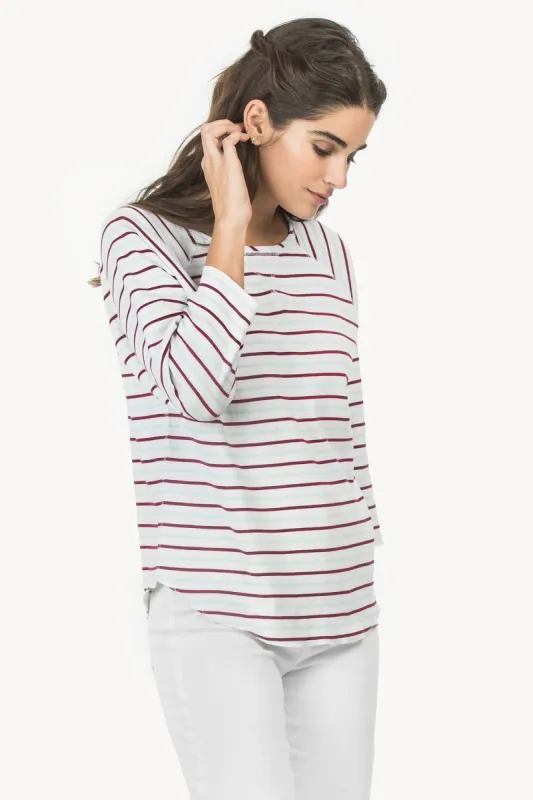 3/4 Sleeve Boatneck sold by Lilla P