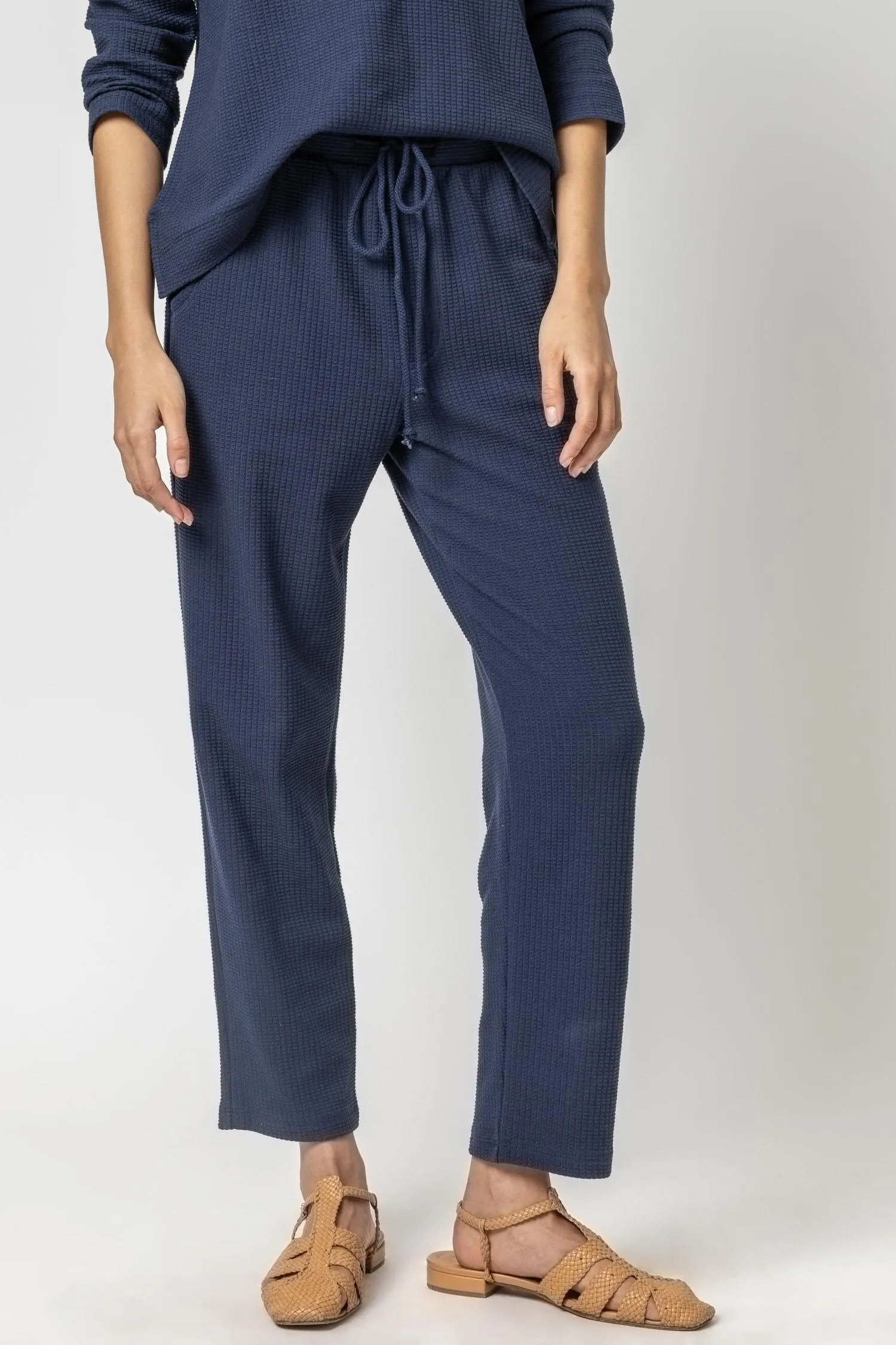 Straight Leg Waffle Pant sold by Lilla P product image thumbnail 5