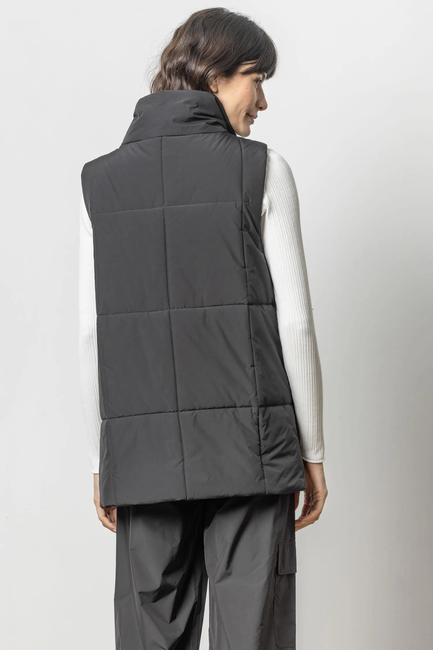 Nylon Long Vest sold by Lilla P product image thumbnail 3