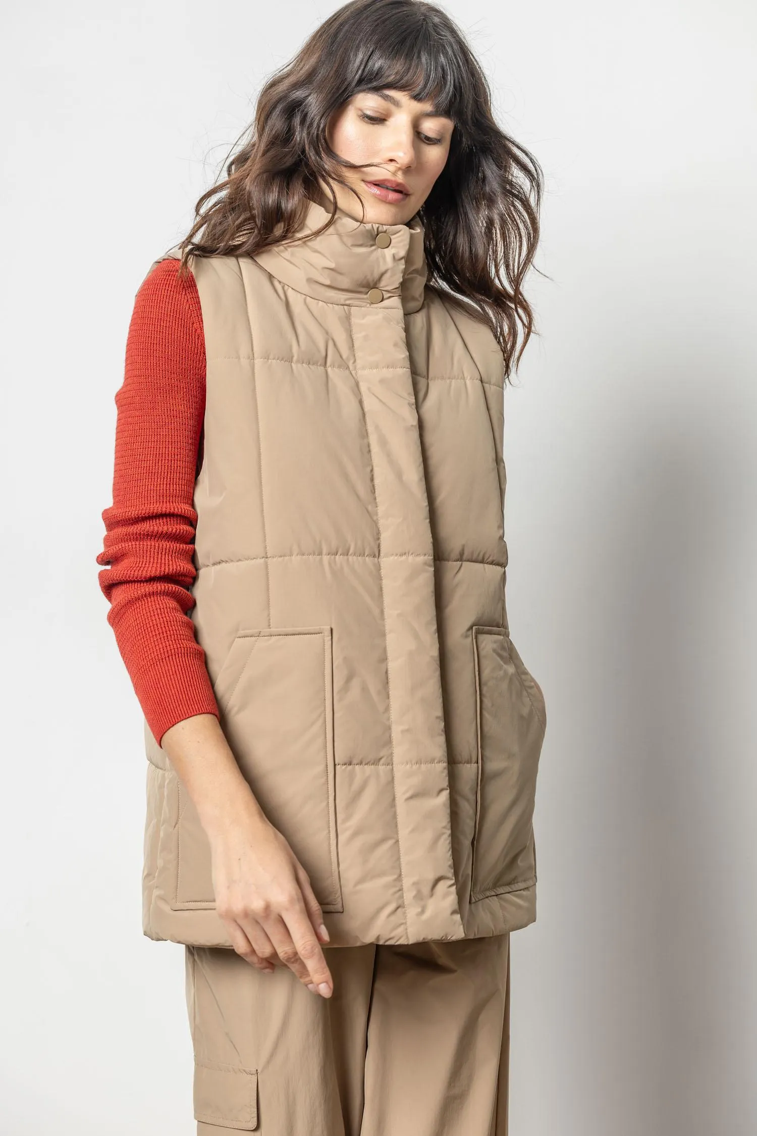 Nylon Long Vest sold by Lilla P product image thumbnail 5