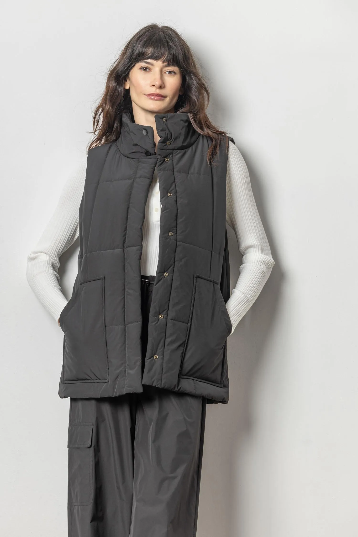Nylon Long Vest sold by Lilla P product image thumbnail 2