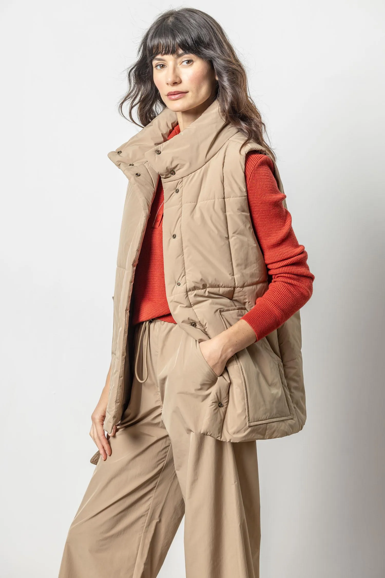 Nylon Long Vest sold by Lilla P product image thumbnail 4