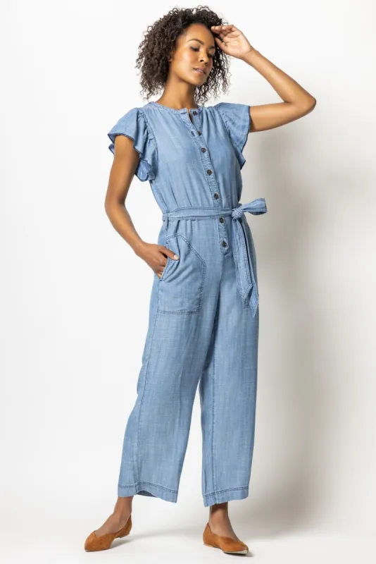 Flutter Sleeve Jumpsuit sold by Lilla P
