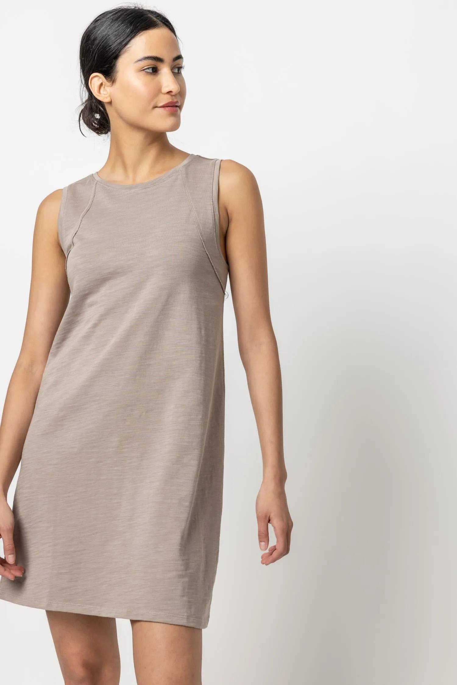 Seamed Tank Dress sold by Lilla P product image thumbnail 3