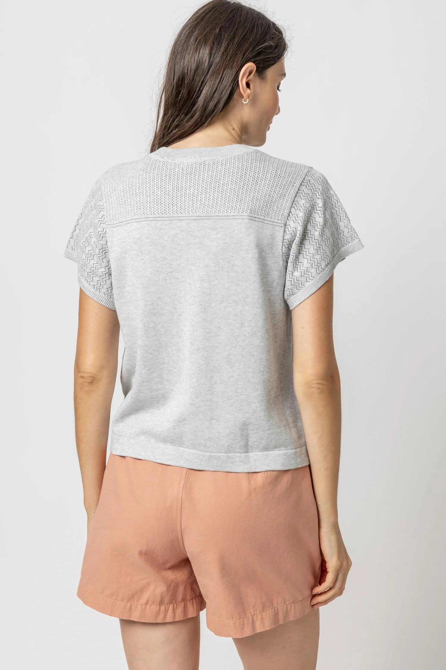 Pointelle Crewneck Sweater sold by Lilla P product image thumbnail 5