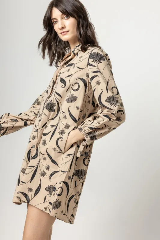 Full Sleeve Button Front Shirt Dress sold by Lilla P