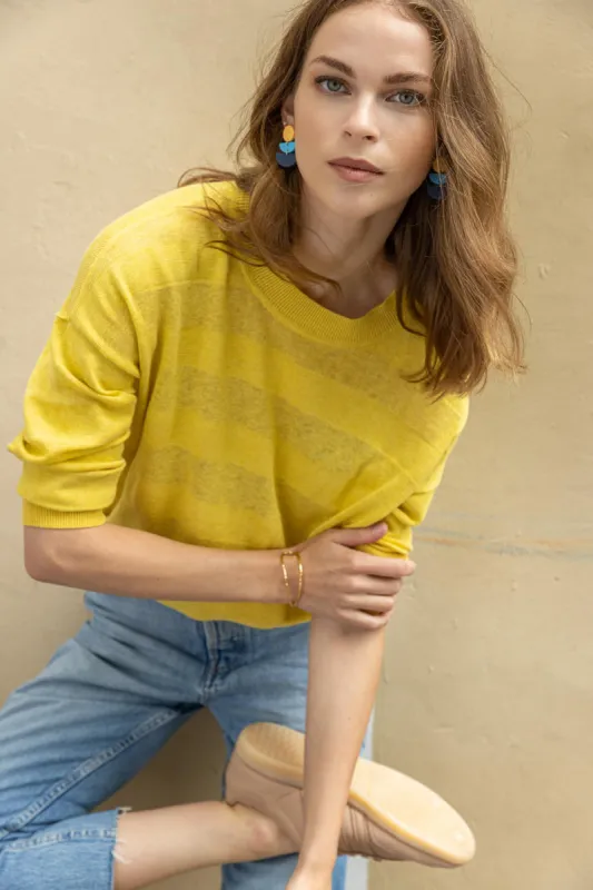 Easy Jewel Neck Sweater sold by Lilla P