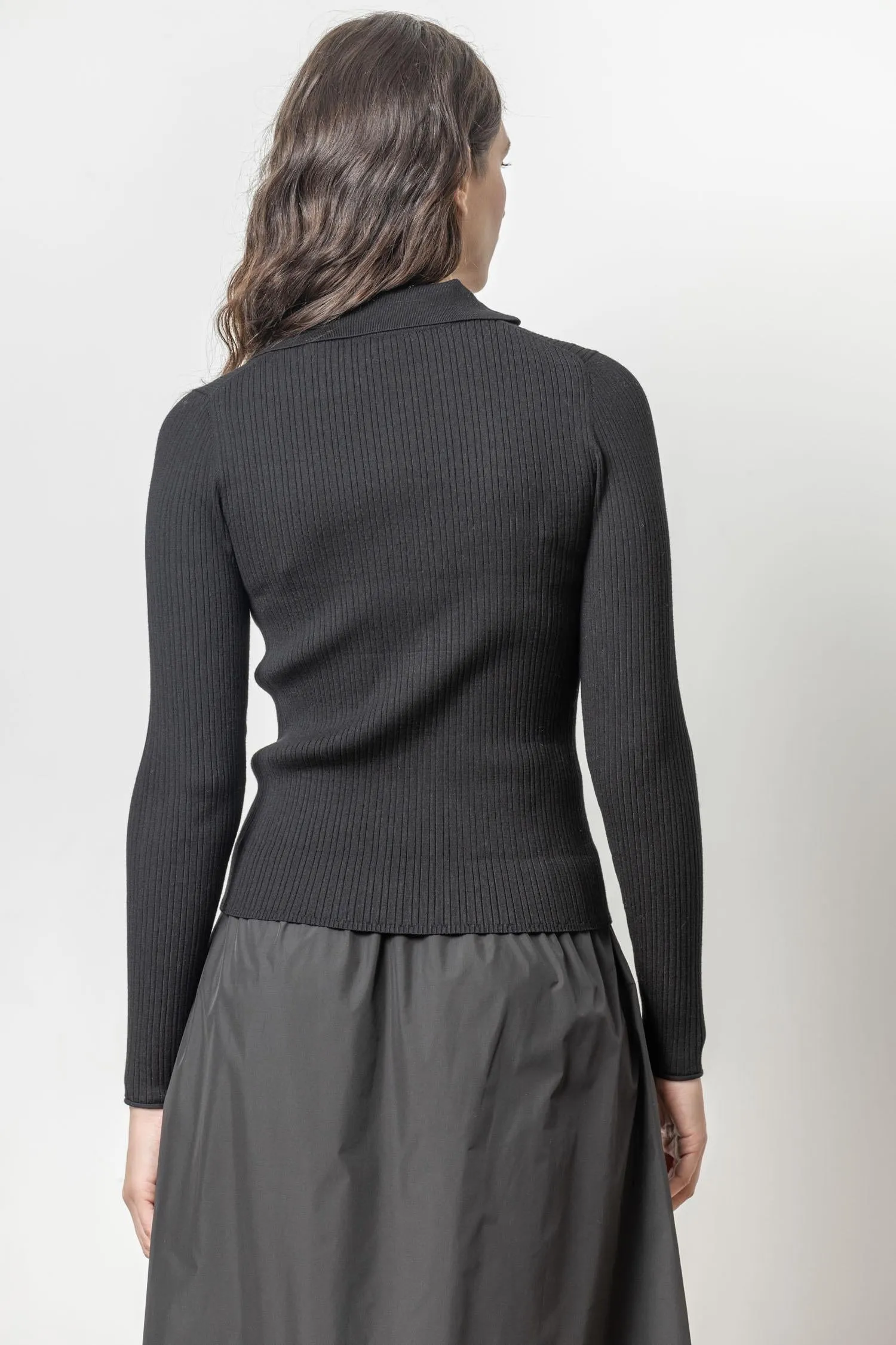 Polo Collar Henley Sweater sold by Lilla P product image thumbnail 4