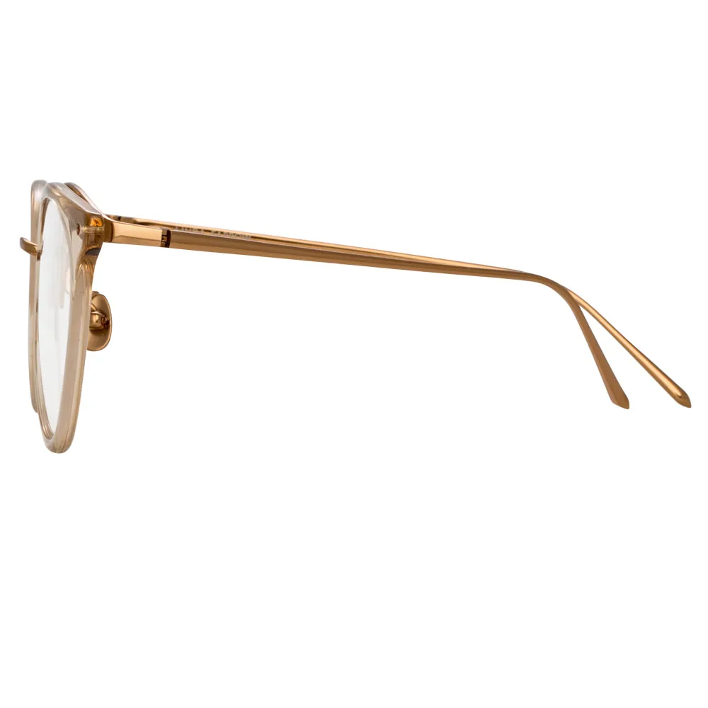 Linda Farrow Dolores C12 Oval Optical Frame sold by Linda Farrow product image thumbnail 3