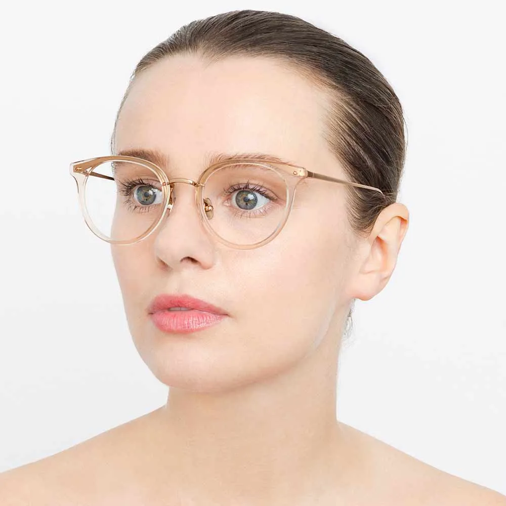 Linda Farrow Dolores C12 Oval Optical Frame sold by Linda Farrow product image thumbnail 5