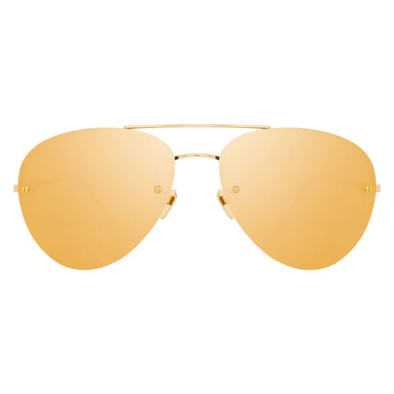 Linda Farrow 498 C1 Aviator Sunglasses sold by Linda Farrow