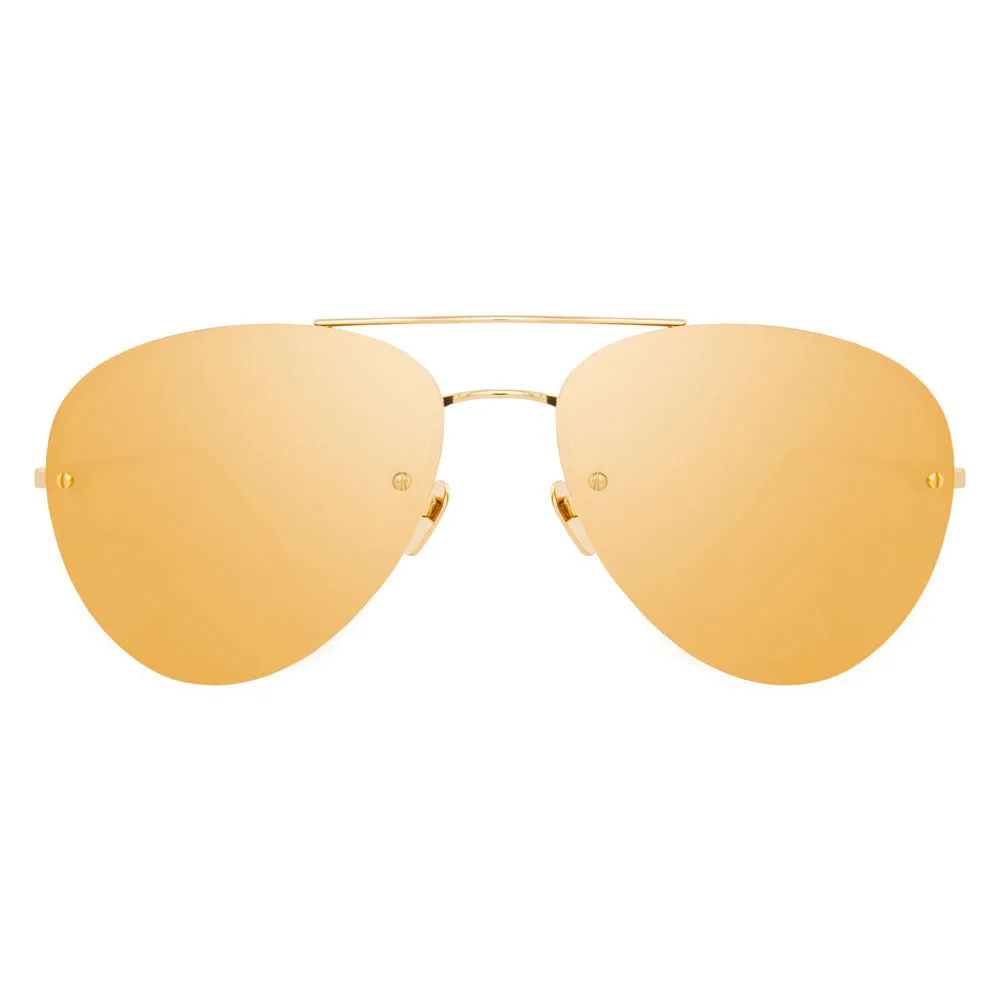 Linda Farrow 498 C1 Aviator Sunglasses sold by Linda Farrow