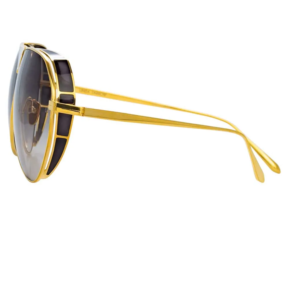 Linda Farrow Matheson C1 Aviator Sunglasses sold by Linda Farrow product image thumbnail 3