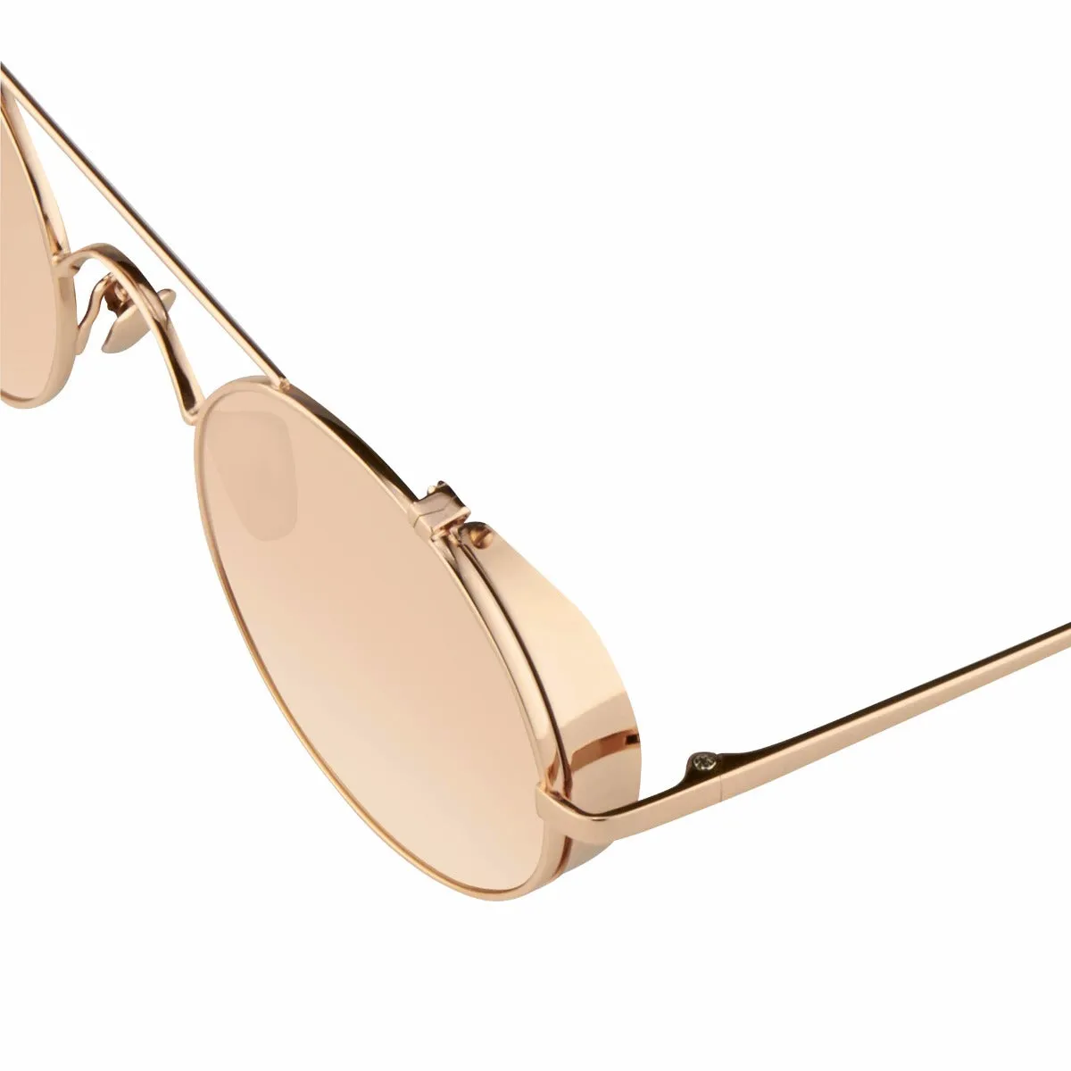 Linda Farrow 427 C3 Oval Sunglasses sold by Linda Farrow product image thumbnail 4