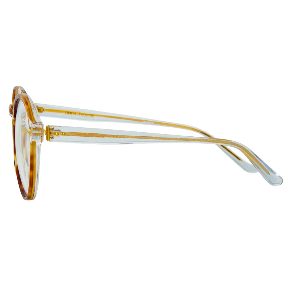 Linda Farrow 40 C25 Oval Optical Frame sold by Linda Farrow product image thumbnail 3