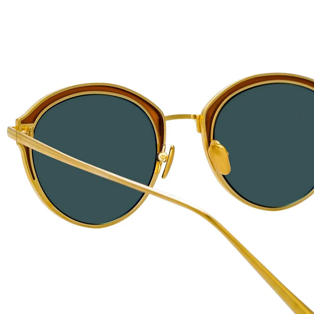 Linda Farrow Stanley C5 Oval Sunglasses sold by Linda Farrow product image thumbnail 4