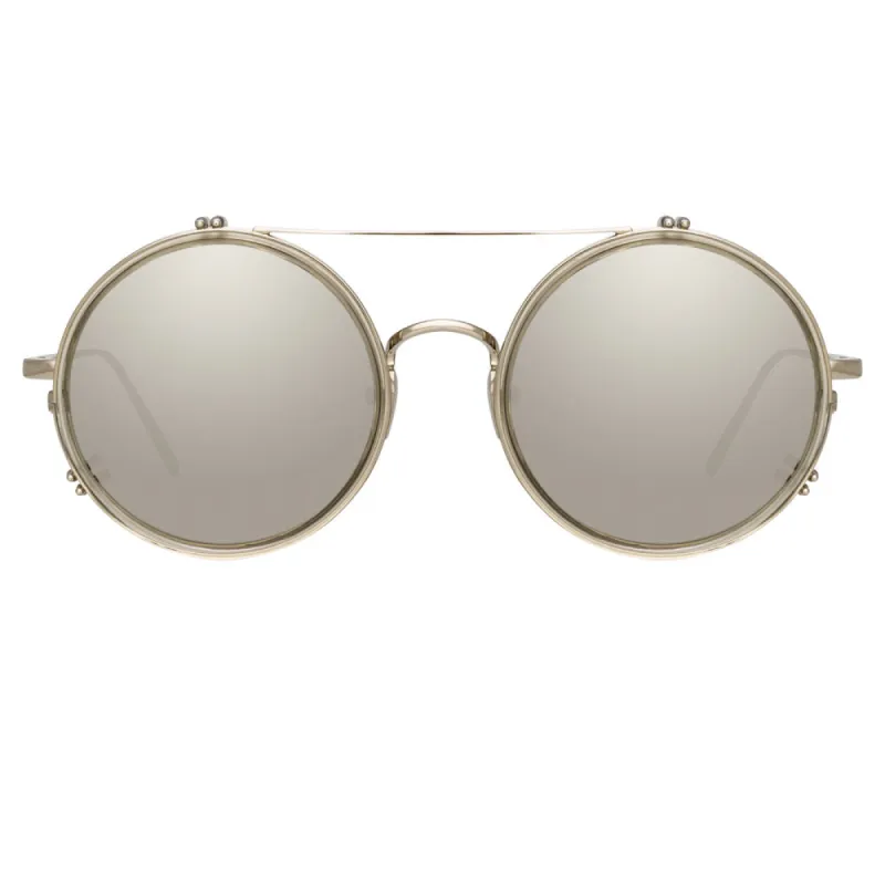 Linda Farrow Rose C7 Round Sunglasses sold by Linda Farrow