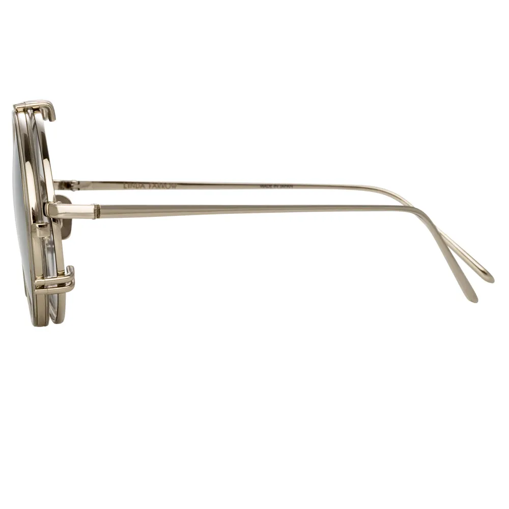 Linda Farrow Rose C7 Round Sunglasses sold by Linda Farrow product image thumbnail 3