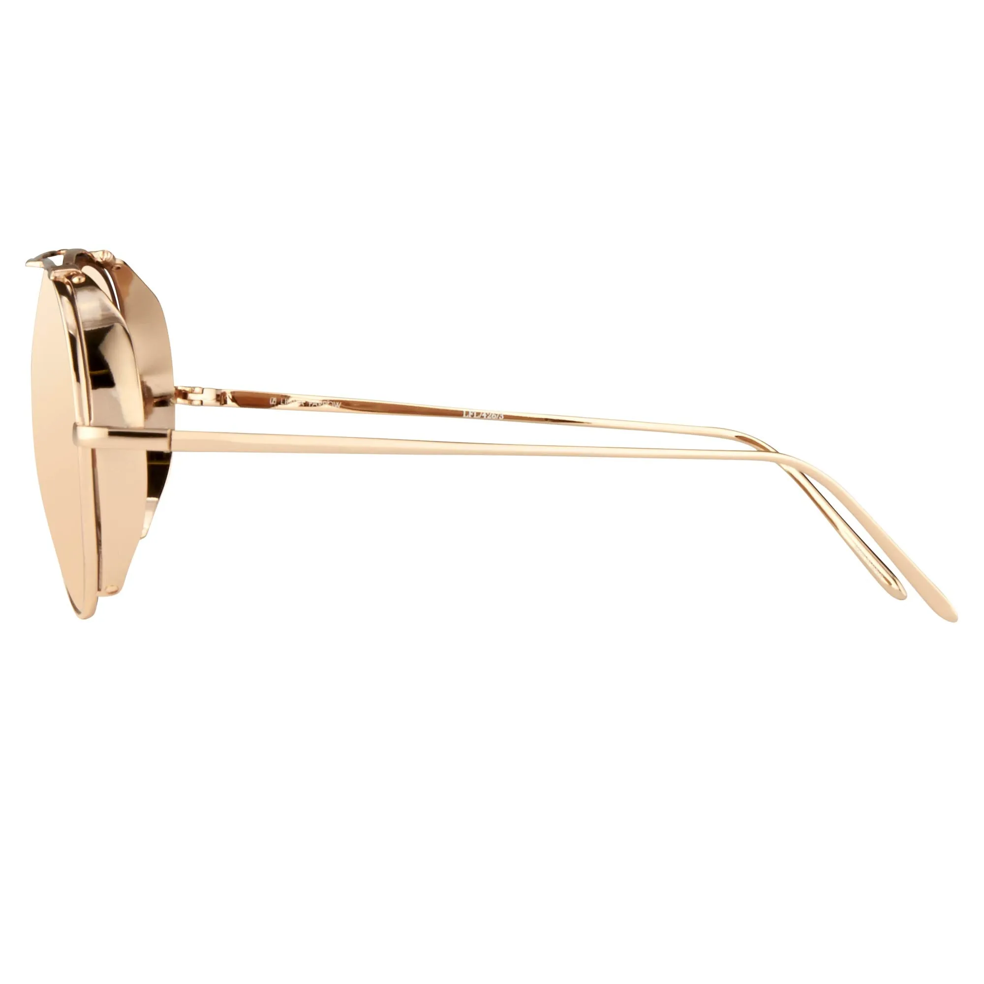 Linda Farrow 426 C3 Aviator Sunglasses sold by Linda Farrow product image thumbnail 3