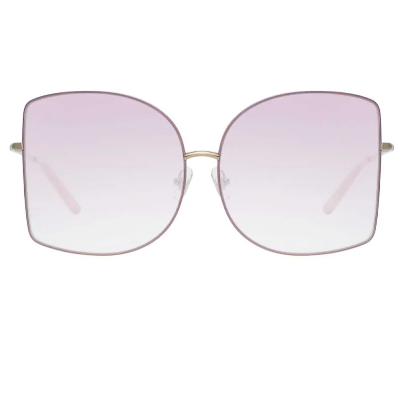 Matthew Williamson Lilac C5 Oversized Sunglasses sold by Linda Farrow