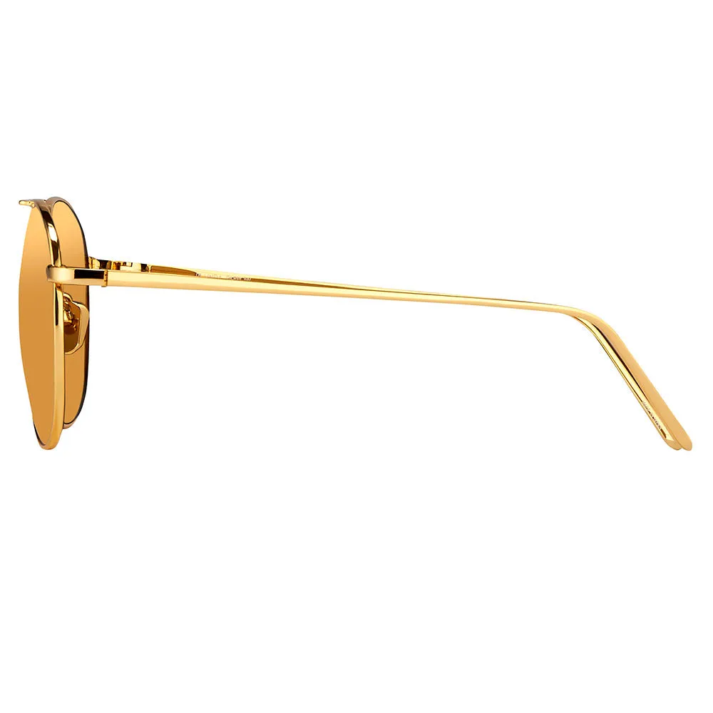 Linda Farrow 482 C1 Aviator Sunglasses sold by Linda Farrow product image thumbnail 3