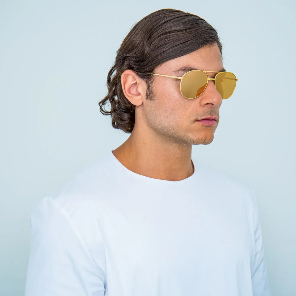 Linda Farrow 482 C1 Aviator Sunglasses sold by Linda Farrow product image thumbnail 5