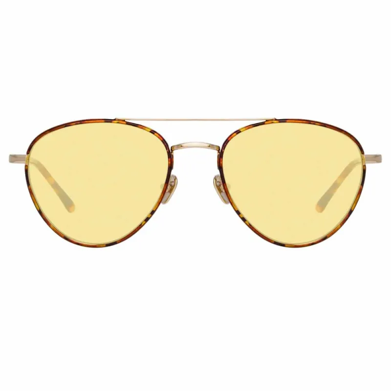 Linda Farrow Brodie C7 Aviator Sunglasses sold by Linda Farrow