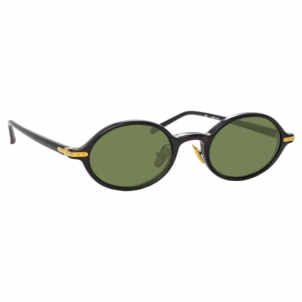 Linda Farrow Linear Eaves C6 Oval Sunglasses sold by Linda Farrow product image thumbnail 2