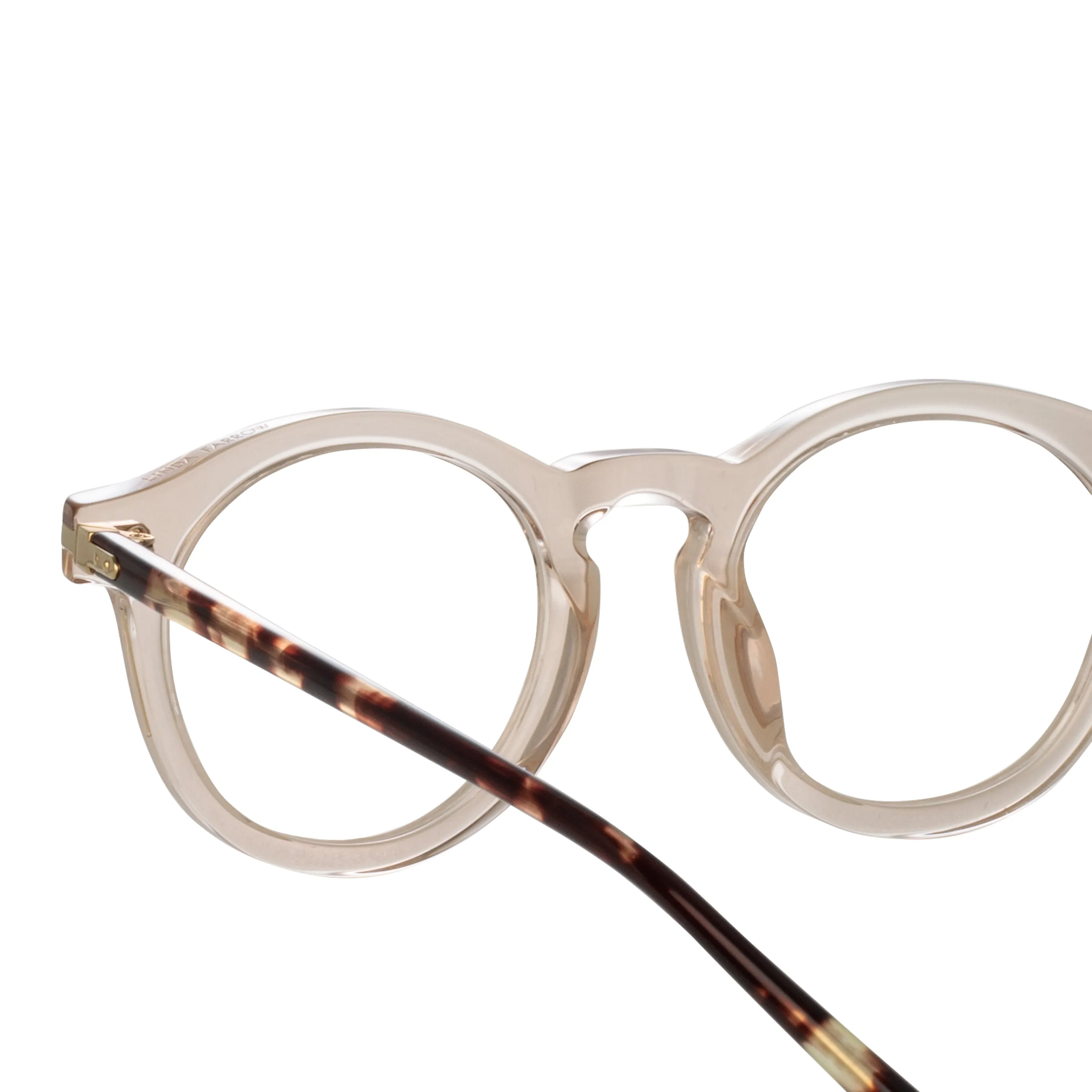 Parler Oval Optical Frame in Ash sold by Linda Farrow product image thumbnail 4