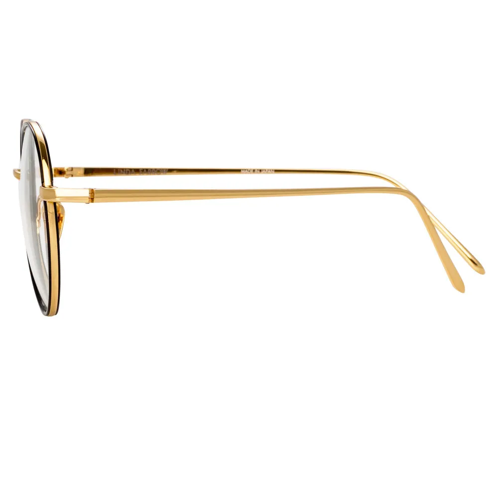 Linda Farrow Hughes C1 Oval Optical Frame sold by Linda Farrow product image thumbnail 3