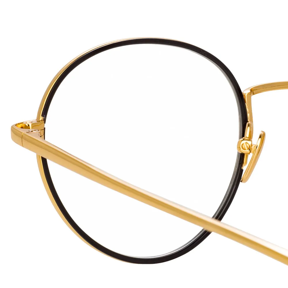 Linda Farrow Hughes C1 Oval Optical Frame sold by Linda Farrow product image thumbnail 4