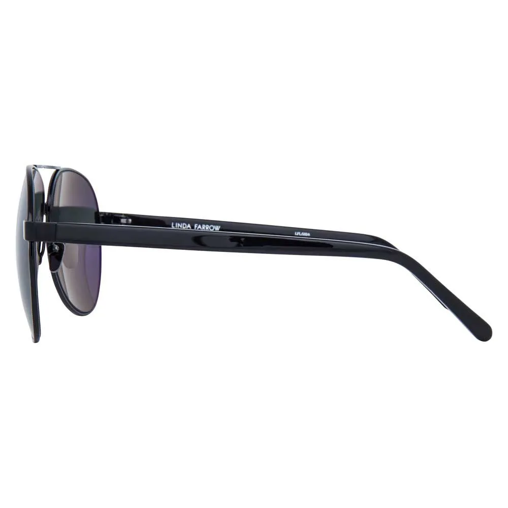 Linda Farrow 533 C6 Aviator Sunglasses sold by Linda Farrow product image thumbnail 4