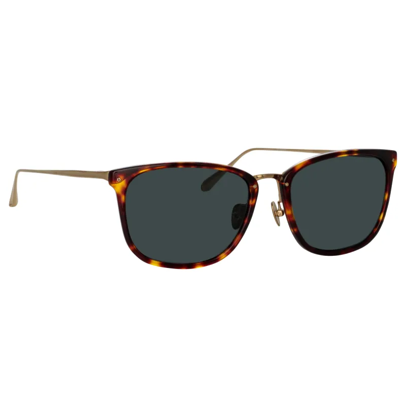 Cassin D-Frame Sunglasses in Tortoiseshell sold by Linda Farrow