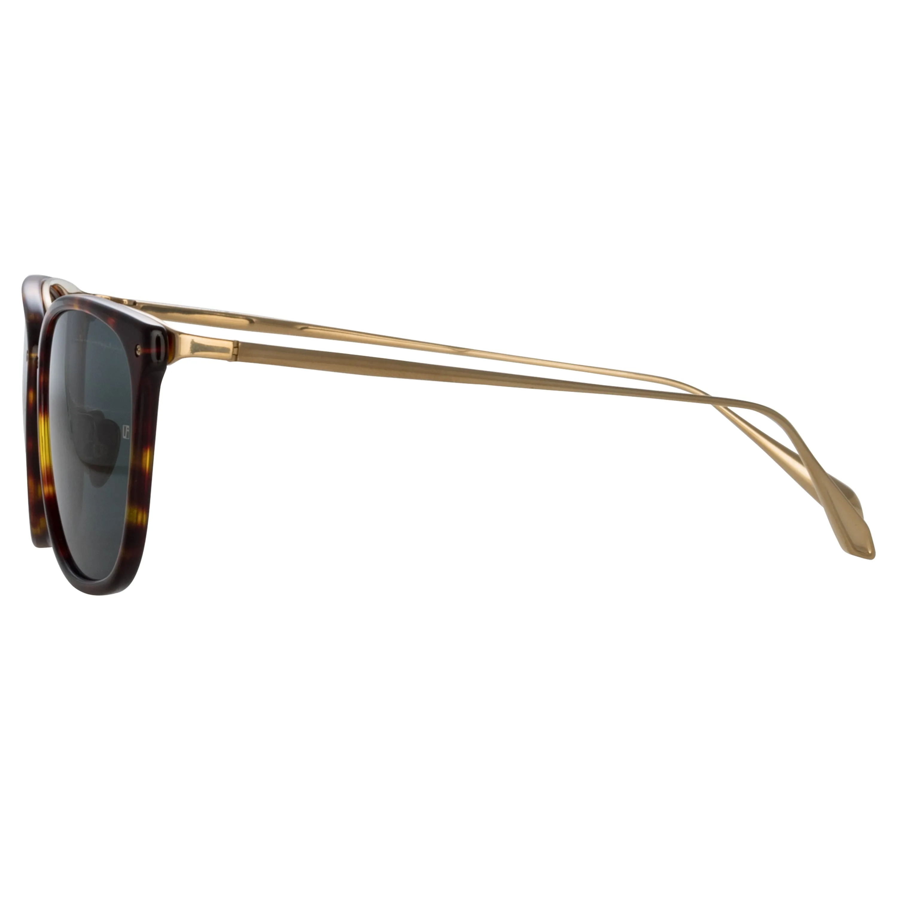 Cassin D-Frame Sunglasses in Tortoiseshell sold by Linda Farrow product image thumbnail 3