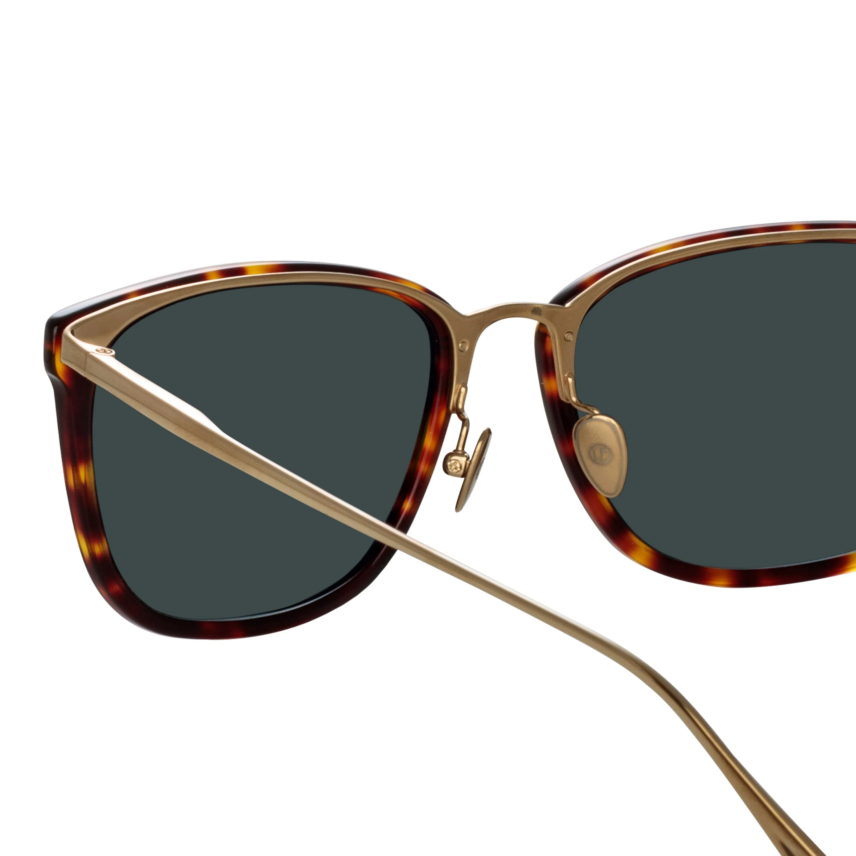 Cassin D-Frame Sunglasses in Tortoiseshell sold by Linda Farrow product image thumbnail 4