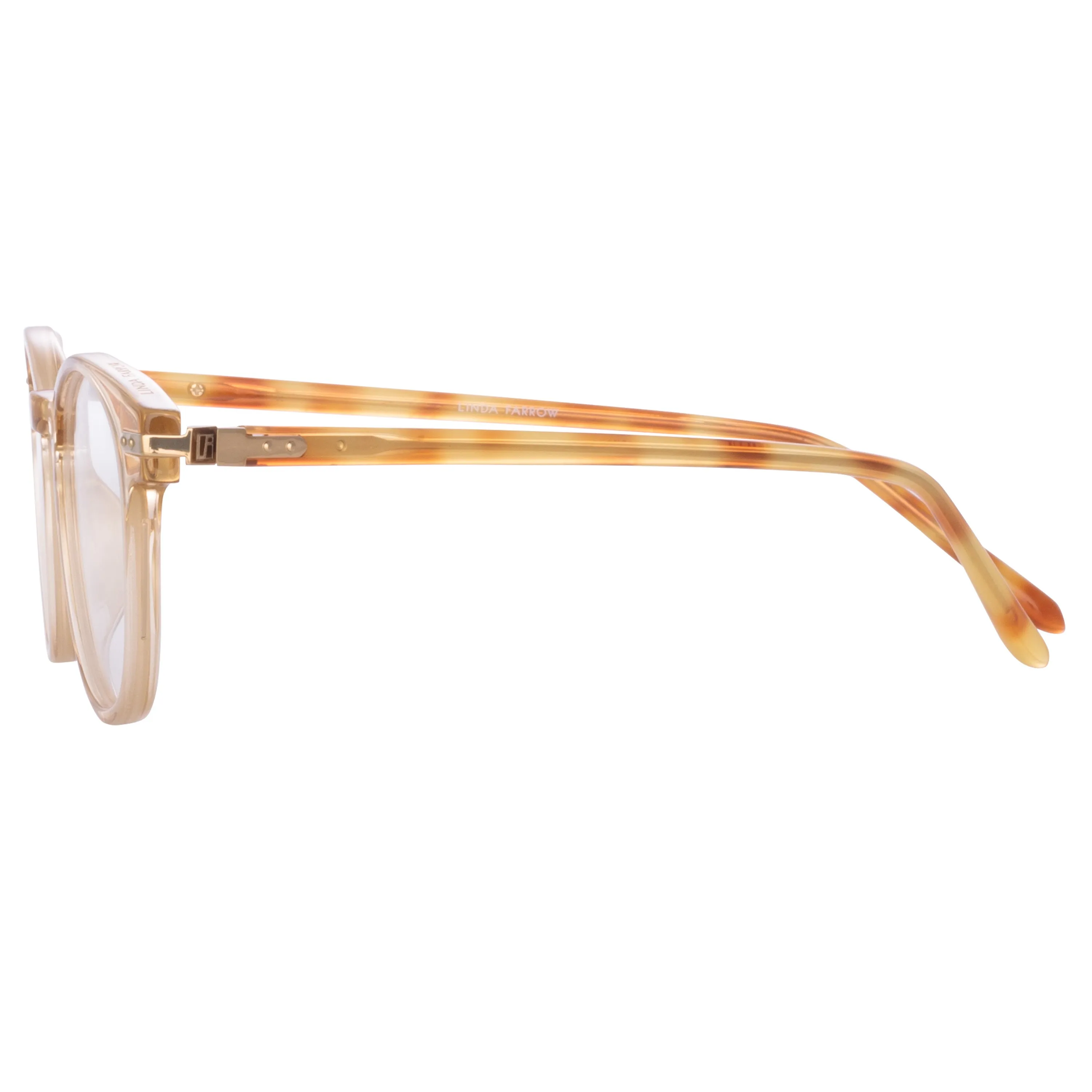 Bay Optical D-Frame in Saffron sold by Linda Farrow product image thumbnail 3