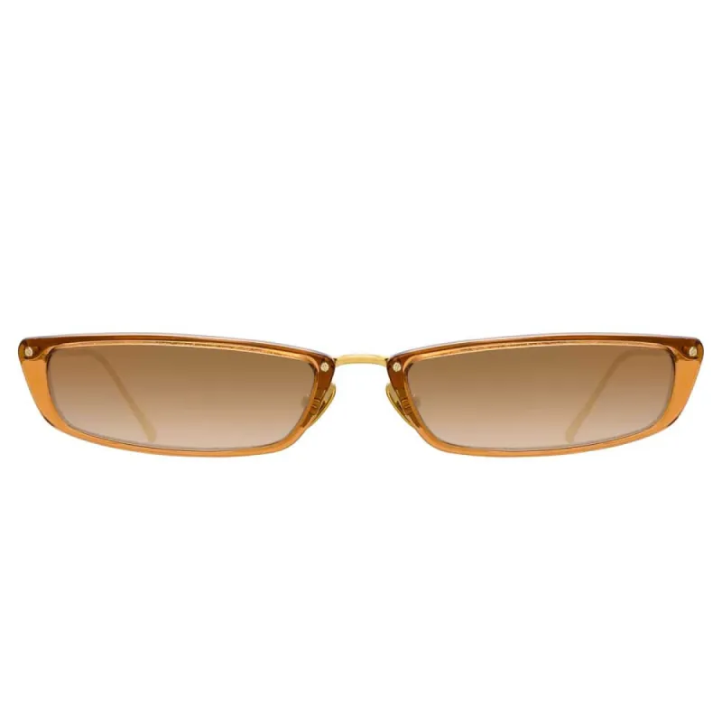 Linda Farrow Issa C7 Rectangular Sunglasses sold by Linda Farrow