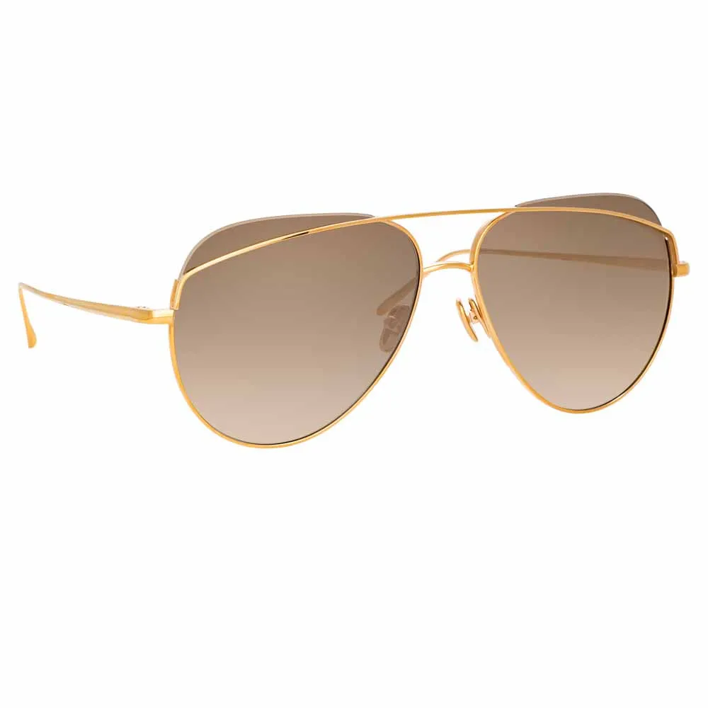 Linda Farrow Colt C6 Aviator Sunglasses sold by Linda Farrow product image thumbnail 2