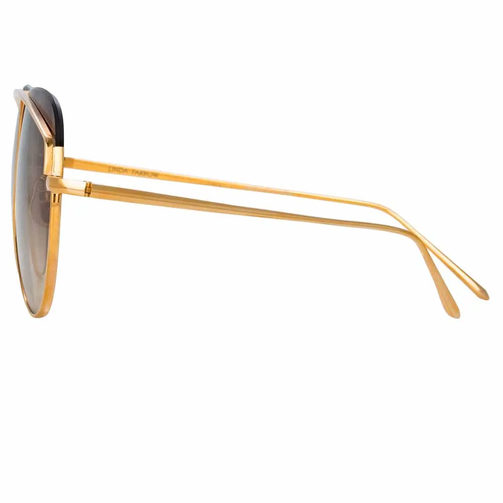 Linda Farrow Colt C6 Aviator Sunglasses sold by Linda Farrow product image thumbnail 3