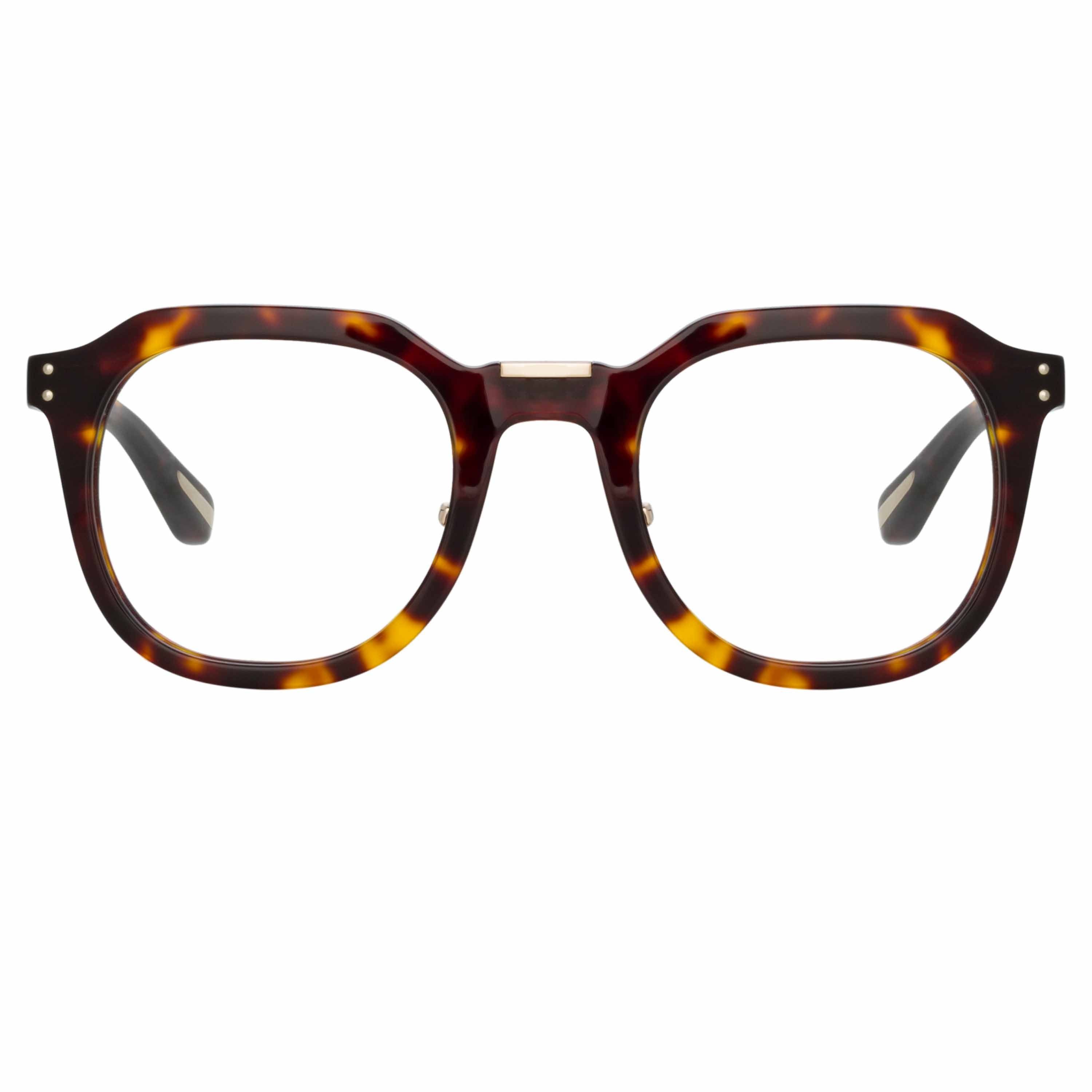 Fletcher Optical Angular Frame in Tortoiseshell sold by Linda Farrow product image thumbnail 2