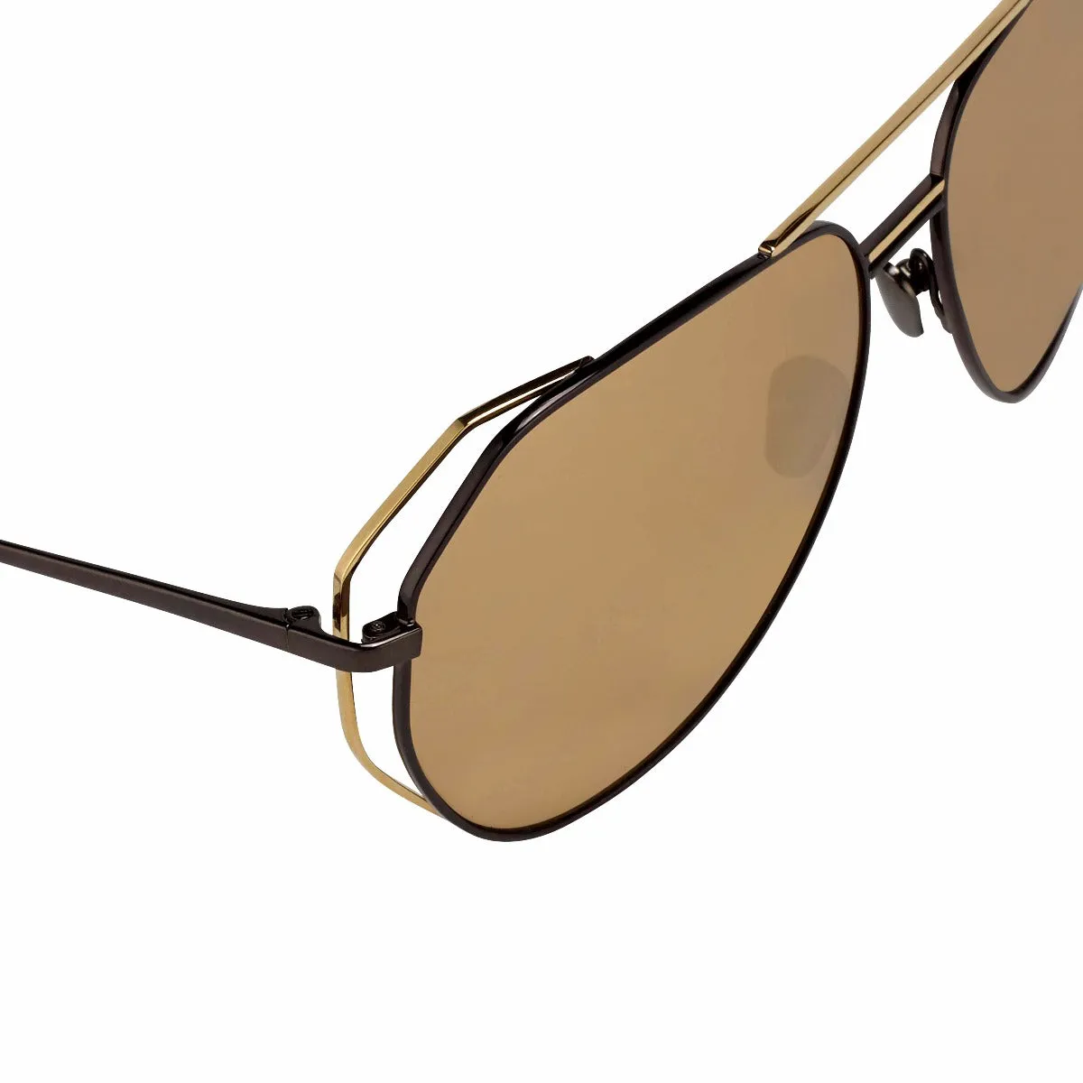 Linda Farrow 351 C8 Aviator Sunglasses sold by Linda Farrow product image thumbnail 4