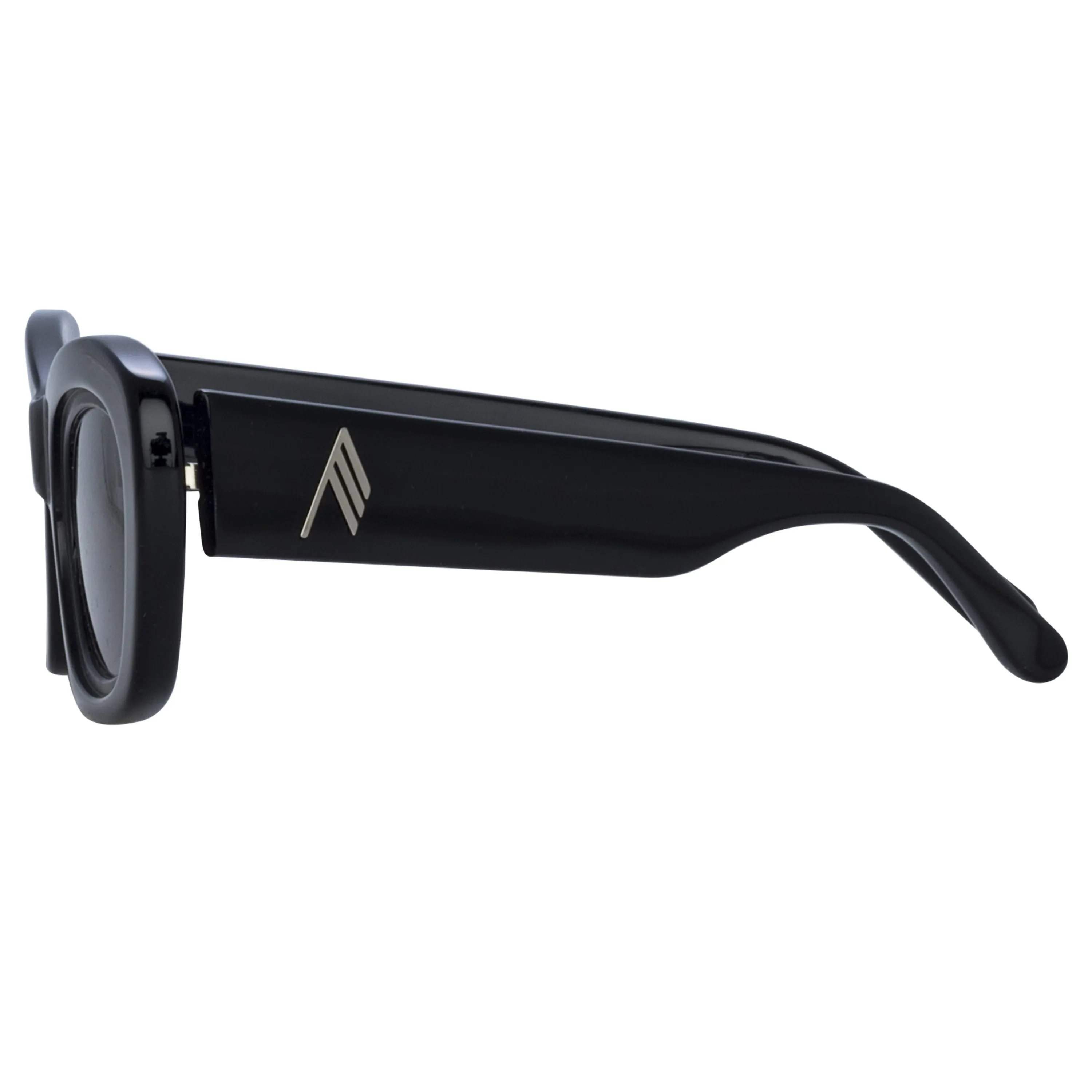 The Attico Rania Cat Eye Sunglasses in Black sold by Linda Farrow product image thumbnail 4