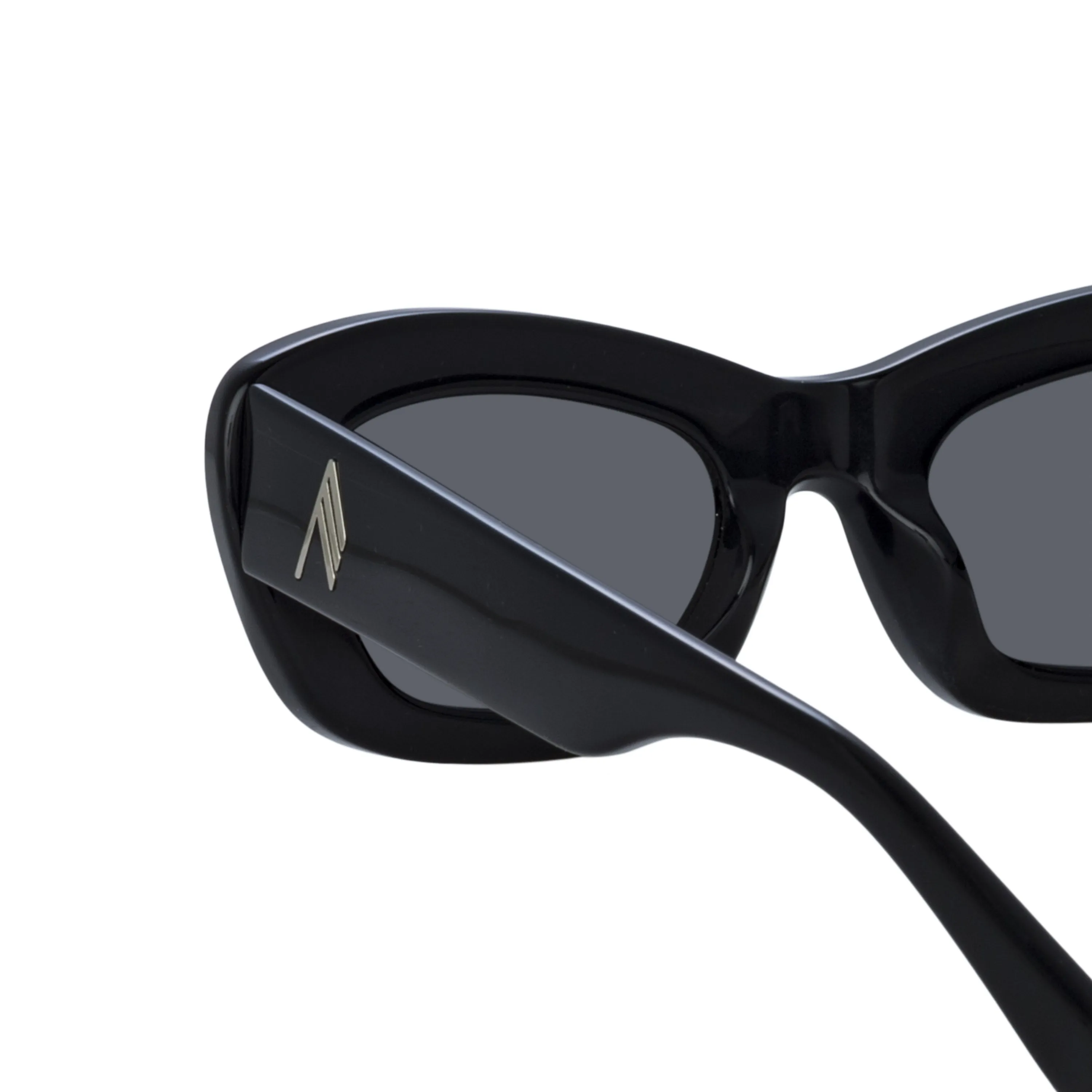 The Attico Rania Cat Eye Sunglasses in Black sold by Linda Farrow product image thumbnail 5