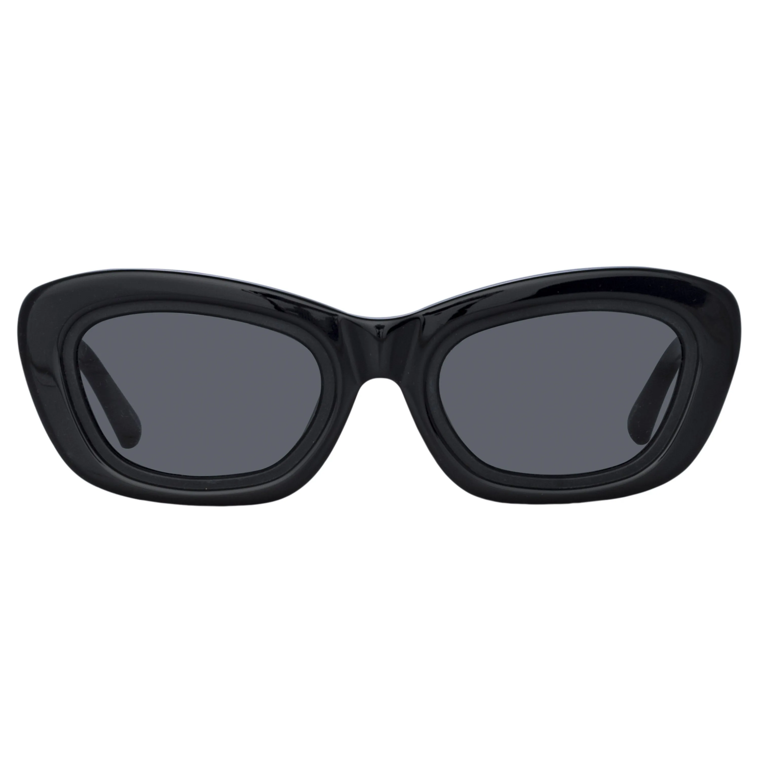 The Attico Rania Cat Eye Sunglasses in Black sold by Linda Farrow product image thumbnail 2