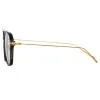Lane Square Optical Frame in Black Men's (Asian Fit) sold by Linda Farrow