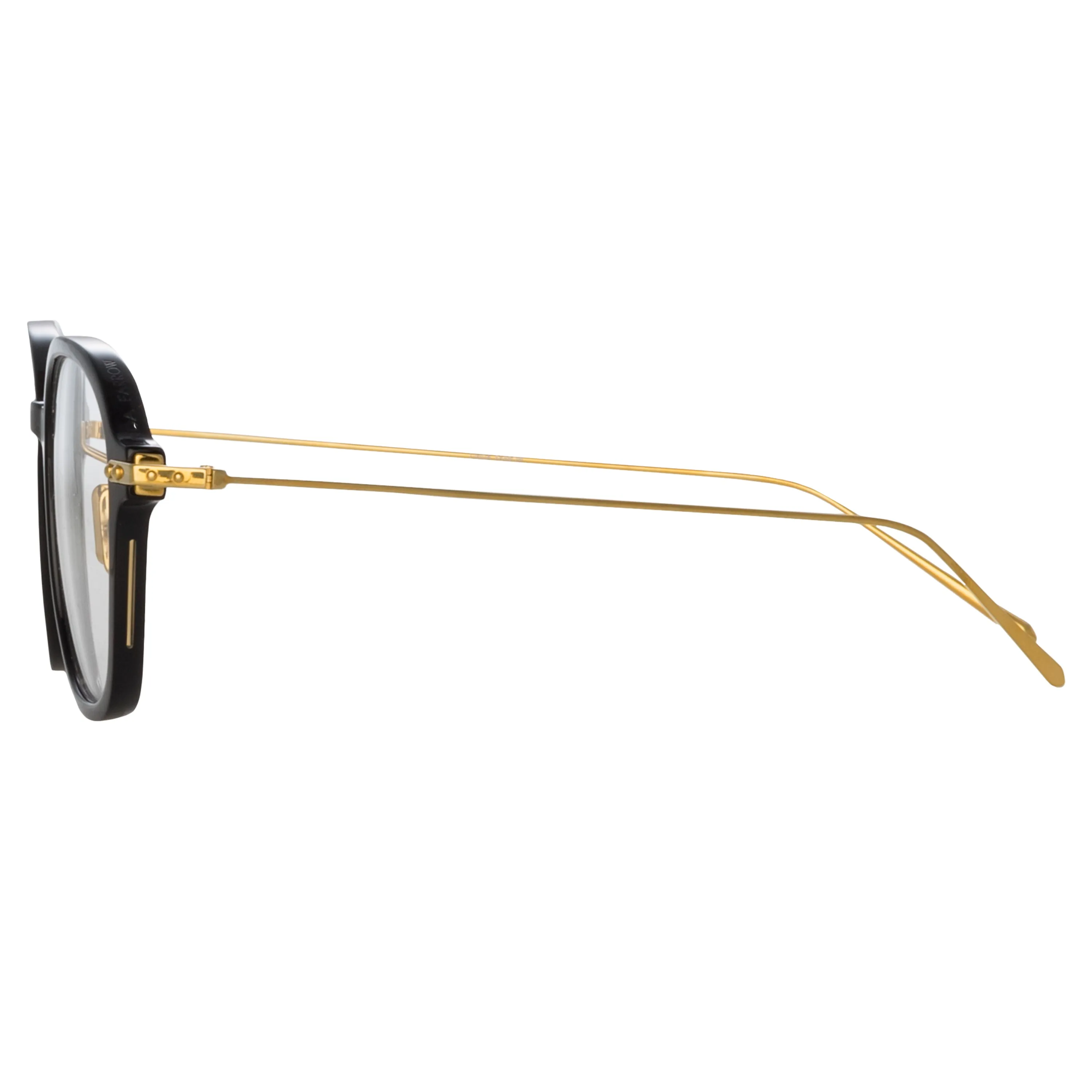 Lane Square Optical Frame in Black Men's (Asian Fit) sold by Linda Farrow product image thumbnail 4