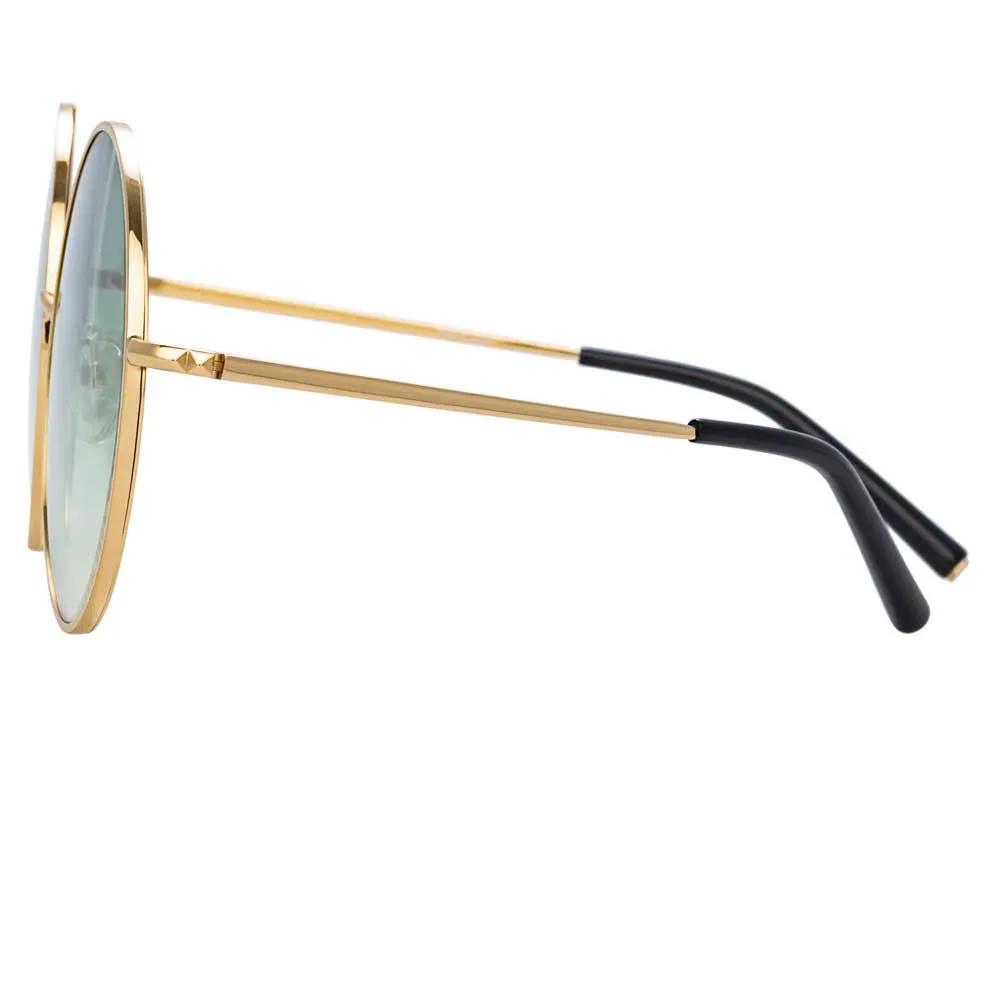 Matthew Williamson Blossom C3 Round Sunglasses sold by Linda Farrow product image thumbnail 3