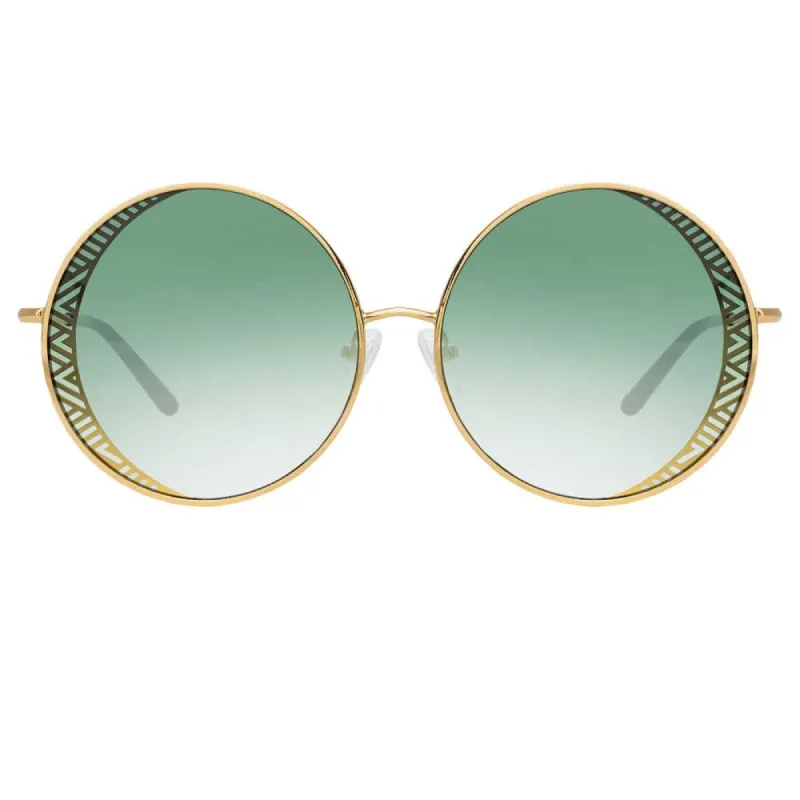 Matthew Williamson Blossom C3 Round Sunglasses sold by Linda Farrow