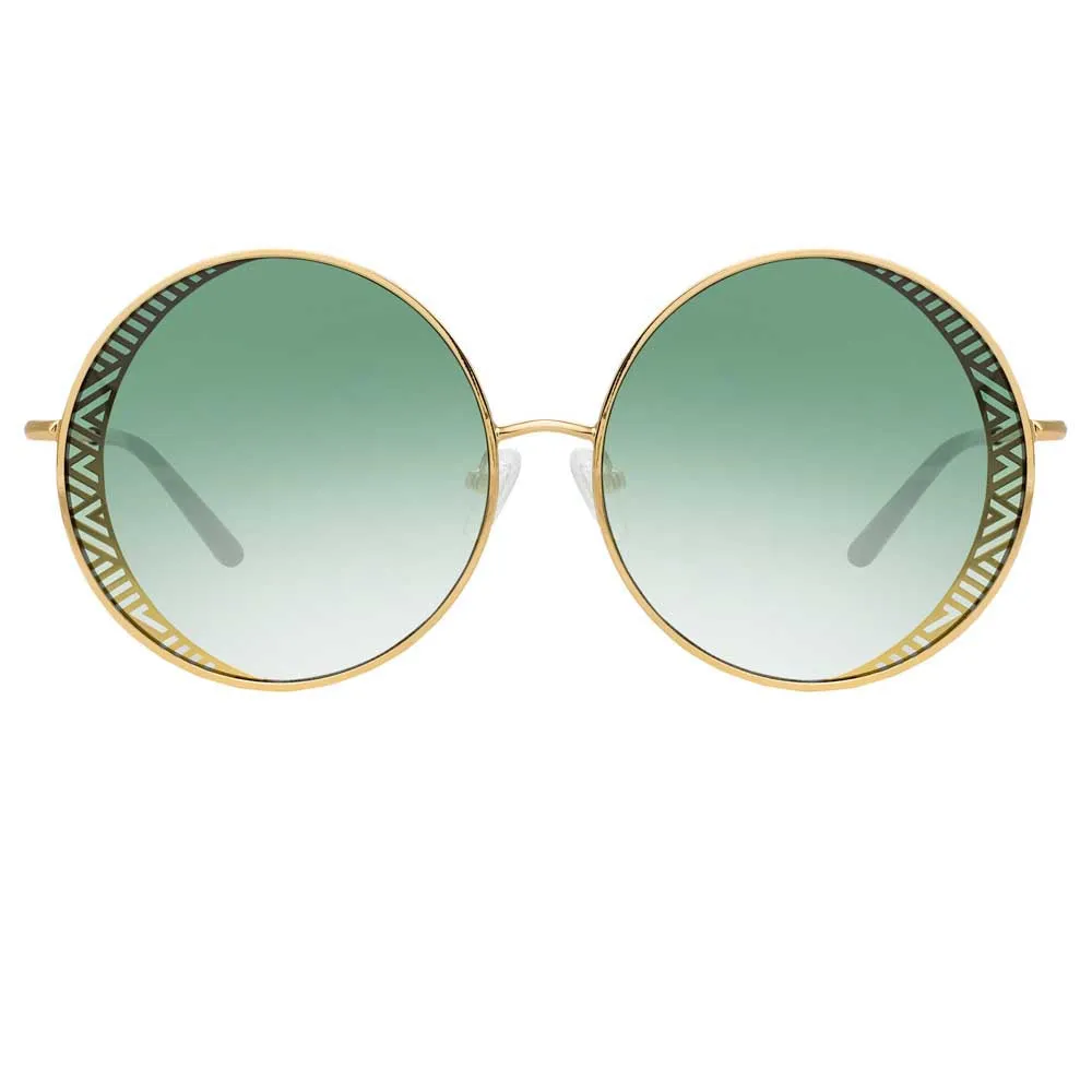 Matthew Williamson Blossom C3 Round Sunglasses sold by Linda Farrow